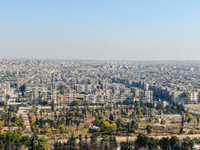 Aerial footage of the city of Aleppo on Saturday, November 30, 2024, following its takeover by rebel forces(