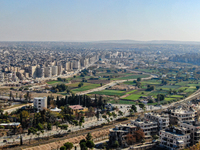 Aerial footage of the city of Aleppo on Saturday, November 30, 2024, following its takeover by rebel forces(