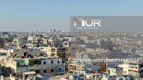 Aerial footage of the city of Aleppo on Saturday, November 30, 2024, following its takeover by rebel forces