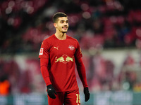 Andra Silva of RB Leipzig  looks on during the Bundesliga match between RB Leipzig and VfL Wolfsburg at Red Bull Arena, Leipzig, Germany on...