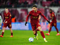 Andra Silva of RB Leipzig  controls the ball during the Bundesliga match between RB Leipzig and VfL Wolfsburg at Red Bull Arena, Leipzig, Ge...