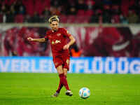 Kevin Kampl of RB Leipzig  controls the ball during the Bundesliga match between RB Leipzig and VfL Wolfsburg at Red Bull Arena, Leipzig, Ge...