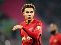 Antonio Nusa of RB Leipzig  looks on during the Bundesliga match between RB Leipzig and VfL Wolfsburg at Red Bull Arena, Leipzig, Germany on...