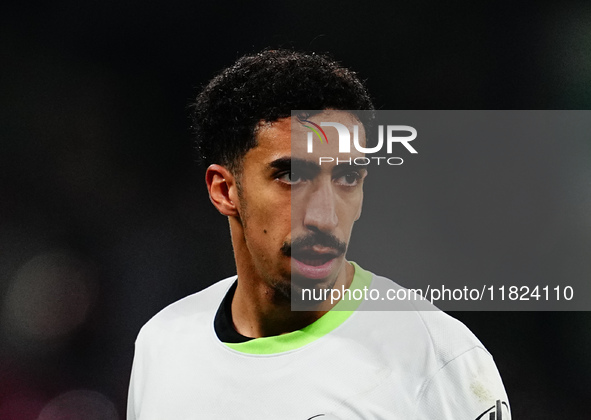 Tiago Tomas of VfL Wolfsburg  looks on during the Bundesliga match between RB Leipzig and VfL Wolfsburg at Red Bull Arena, Leipzig, Germany...