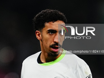 Tiago Tomas of VfL Wolfsburg  looks on during the Bundesliga match between RB Leipzig and VfL Wolfsburg at Red Bull Arena, Leipzig, Germany...