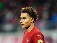 Antonio Nusa of RB Leipzig  looks on during the Bundesliga match between RB Leipzig and VfL Wolfsburg at Red Bull Arena, Leipzig, Germany on...