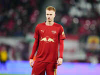 Arthur Vermeeren of RB Leipzig  looks on during the Bundesliga match between RB Leipzig and VfL Wolfsburg at Red Bull Arena, Leipzig, German...