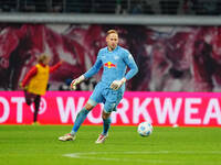 Peter Gulacsi of RB Leipzig  controls the ball during the Bundesliga match between RB Leipzig and VfL Wolfsburg at Red Bull Arena, Leipzig,...