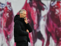 Marco Rose of RB Leipzig  looks on during the Bundesliga match between RB Leipzig and VfL Wolfsburg at Red Bull Arena, Leipzig, Germany on N...