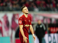 Christoph Baumgartner of RB Leipzig  looks on during the Bundesliga match between RB Leipzig and VfL Wolfsburg at Red Bull Arena, Leipzig, G...