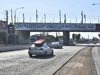 Following the ceasefire agreement between Israel and Lebanon, residents of the southern Lebanese city of Nabatieh return to their homes on N...