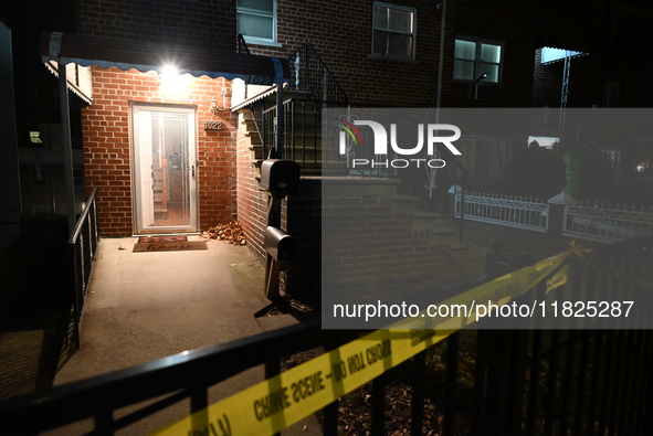 A 30-year-old man is killed in an assault in the Throggs Neck section of the Bronx, New York, United States, on November 30, 2024. On Saturd...