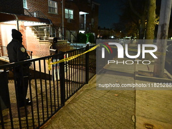 A 30-year-old man is killed in an assault in the Throggs Neck section of the Bronx, New York, United States, on November 30, 2024. On Saturd...