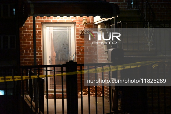 A 30-year-old man is killed in an assault in the Throggs Neck section of the Bronx, New York, United States, on November 30, 2024. On Saturd...