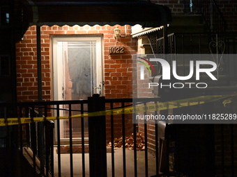 A 30-year-old man is killed in an assault in the Throggs Neck section of the Bronx, New York, United States, on November 30, 2024. On Saturd...