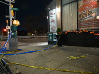 A pedestrian is killed by a woman driving a vehicle in the Unionport section of Bronx, New York, United States, on November 30, 2024. At app...