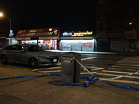 A pedestrian is killed by a woman driving a vehicle in the Unionport section of Bronx, New York, United States, on November 30, 2024. At app...