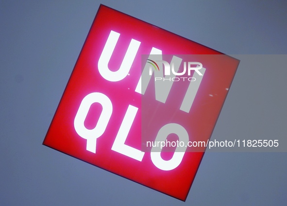 A UNIQLO store is in Hangzhou, Zhejiang province, China, on December 1, 2024. 