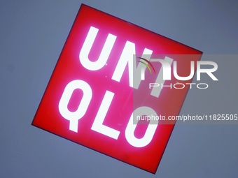 A UNIQLO store is in Hangzhou, Zhejiang province, China, on December 1, 2024. (