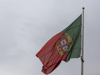 In Lisbon, Portugal, on December 1, 2024, a Portugal flag moves in the wind. The capital of Portugal is one of Europe's oldest and most vibr...