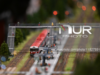 KRAKOW, POLAND - DECEMBER 01: 
A view of the PKP class EN57 as thousands of train enthusiasts and hobbyists gather at the Nowa Huta Cultural...