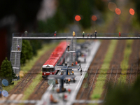 KRAKOW, POLAND - DECEMBER 01: 
A view of the PKP class EN57 as thousands of train enthusiasts and hobbyists gather at the Nowa Huta Cultural...