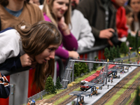 KRAKOW, POLAND - DECEMBER 01: 
A view of the PKP class EN57 as thousands of train enthusiasts and hobbyists gather at the Nowa Huta Cultural...