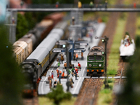 KRAKOW, POLAND - DECEMBER 01: 
A view of the locomotive ST44 Diesel Locomotive PKP as thousands of train enthusiasts and hobbyists gather at...