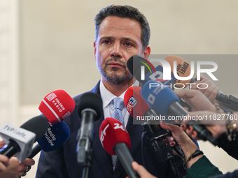 KRAKOW, POLAND - NOVEMBER 29:   
Rafal Trzaskowski, Mayor of Warsaw and the Civic Platform candidate for the 2025 Polish presidential electi...