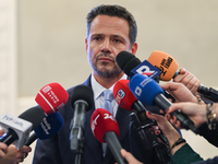 KRAKOW, POLAND - NOVEMBER 29:   
Rafal Trzaskowski, Mayor of Warsaw and the Civic Platform candidate for the 2025 Polish presidential electi...