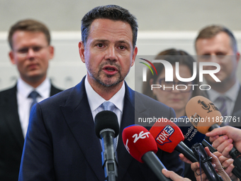 KRAKOW, POLAND - NOVEMBER 29:   
Rafal Trzaskowski, Mayor of Warsaw and the Civic Platform candidate for the 2025 Polish presidential electi...