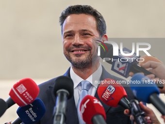 KRAKOW, POLAND - NOVEMBER 29:   
Rafal Trzaskowski, Mayor of Warsaw and the Civic Platform candidate for the 2025 Polish presidential electi...