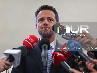 KRAKOW, POLAND - NOVEMBER 29:   
Rafal Trzaskowski, Mayor of Warsaw and the Civic Platform candidate for the 2025 Polish presidential electi...