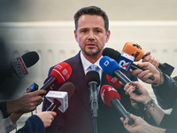 KRAKOW, POLAND - NOVEMBER 29:   
Rafal Trzaskowski, Mayor of Warsaw and the Civic Platform candidate for the 2025 Polish presidential electi...