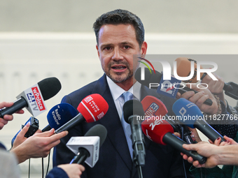 KRAKOW, POLAND - NOVEMBER 29:   
Rafal Trzaskowski, Mayor of Warsaw and the Civic Platform candidate for the 2025 Polish presidential electi...