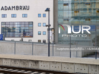 The platform is at Innsbruck main station in Austria on September 22, 2024. (