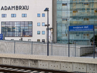 The platform is at Innsbruck main station in Austria on September 22, 2024. (