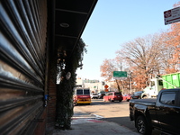 A 35-year-old man is in critical condition after being shot outside a restaurant in the Cypress Hills section of Brooklyn, New York, United...