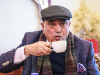 Mushtaq Ahmed Chaya is pictured during a hotel inauguration in Srinagar, Jammu and Kashmir, India, on December 2, 2024. Mushtaq Ahmed Chaya,...