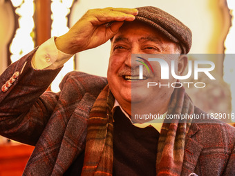 Mushtaq Ahmed Chaya is pictured during a hotel inauguration in Srinagar, Jammu and Kashmir, India, on December 2, 2024. Mushtaq Ahmed Chaya,...