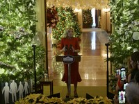 The First Lady Jill Biden delivers remarks to offer her holiday message to the nation and thanks the volunteers from across the country who...