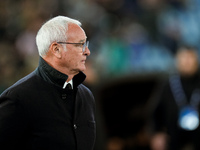 Claudio Ranieri head coach of AS Roma looks on during the Serie A Enilive match between AS Roma and Atalanta BC at Stadio Olimpico on Decemb...