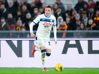 Mateo Retegui of Atalanta BC during the Serie A Enilive match between AS Roma and Atalanta BC at Stadio Olimpico on December 02, 2024 in Rom...