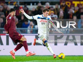 Mateo Retegui of Atalanta BC during the Serie A Enilive match between AS Roma and Atalanta BC at Stadio Olimpico on December 02, 2024 in Rom...