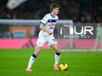 Charles De Ketelaere of Atalanta BC during the Serie A Enilive match between AS Roma and Atalanta BC at Stadio Olimpico on December 02, 2024...