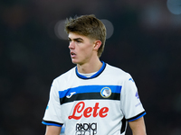 Charles De Ketelaere of Atalanta BC looks on during the Serie A Enilive match between AS Roma and Atalanta BC at Stadio Olimpico on December...