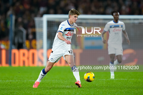 Charles De Ketelaere of Atalanta BC during the Serie A Enilive match between AS Roma and Atalanta BC at Stadio Olimpico on December 02, 2024...