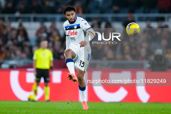 Ederson of Atalanta BC during the Serie A Enilive match between AS Roma and Atalanta BC at Stadio Olimpico on December 02, 2024 in Rome, Ita...