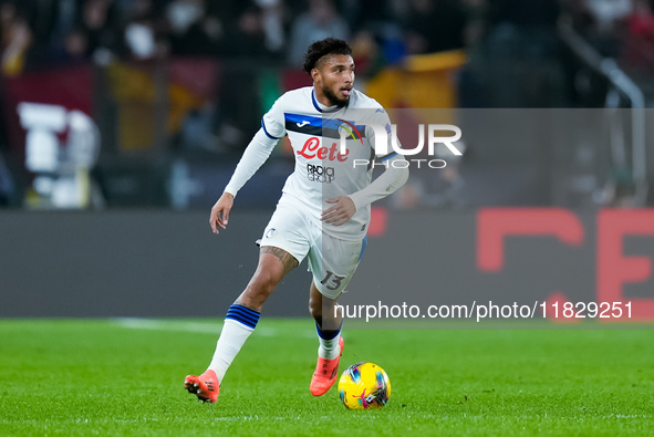 Ederson of Atalanta BC during the Serie A Enilive match between AS Roma and Atalanta BC at Stadio Olimpico on December 02, 2024 in Rome, Ita...