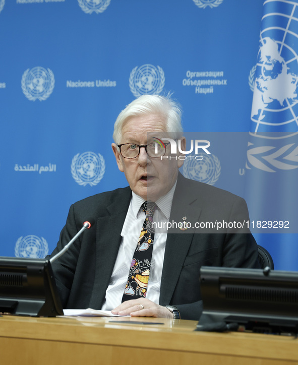 Ambassador Bob Rae, President of the Economic and Social Council (ECOSOC) and Catherine Russell, Executive Director of UN Children's Fund (U...